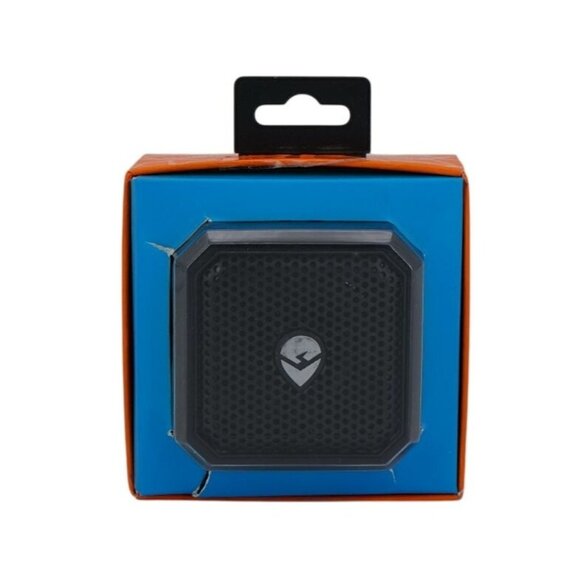 EcoXGear EcoPebble Lite Waterproof Bluetooth Speaker – Black (3" x 3") – Damaged - Picture 1 of 6